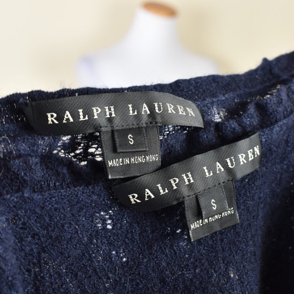 Ralph Lauren Black Label Cashmere Cardigan Tank Twin Set - S - Picture 13 of 14